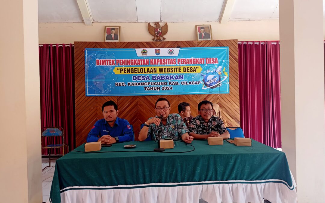 Dua Desa di Kecamatan Karangpucung Melaksanakan BIMTEK Peningkatan Kapasitas Pengelola WEBSITE DESA