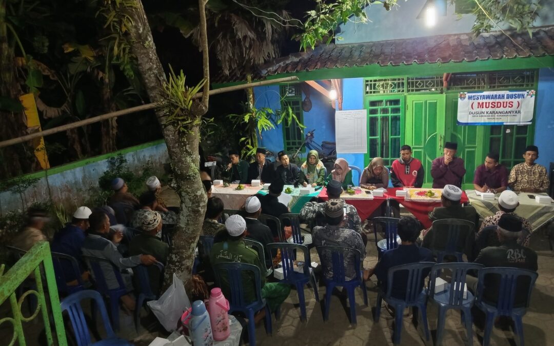 Dusun Karanganyar Gelar Musyawarah untuk Bahas 13 Usulan Perubahan RPJMDES