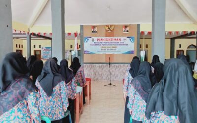 Pengukuhan Ketua TP Posyandu Desa dan Pelantikan Pengurus Posyandu Desa Puspa Indah Periode 2025-2030