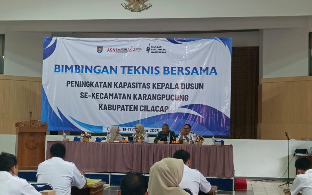 Hari Pertama Bimtek Peningkatan Kapasitas Kepala Dusun