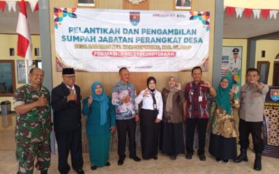 PELANTIKAN PERANGKAT DESA KASI KESRA