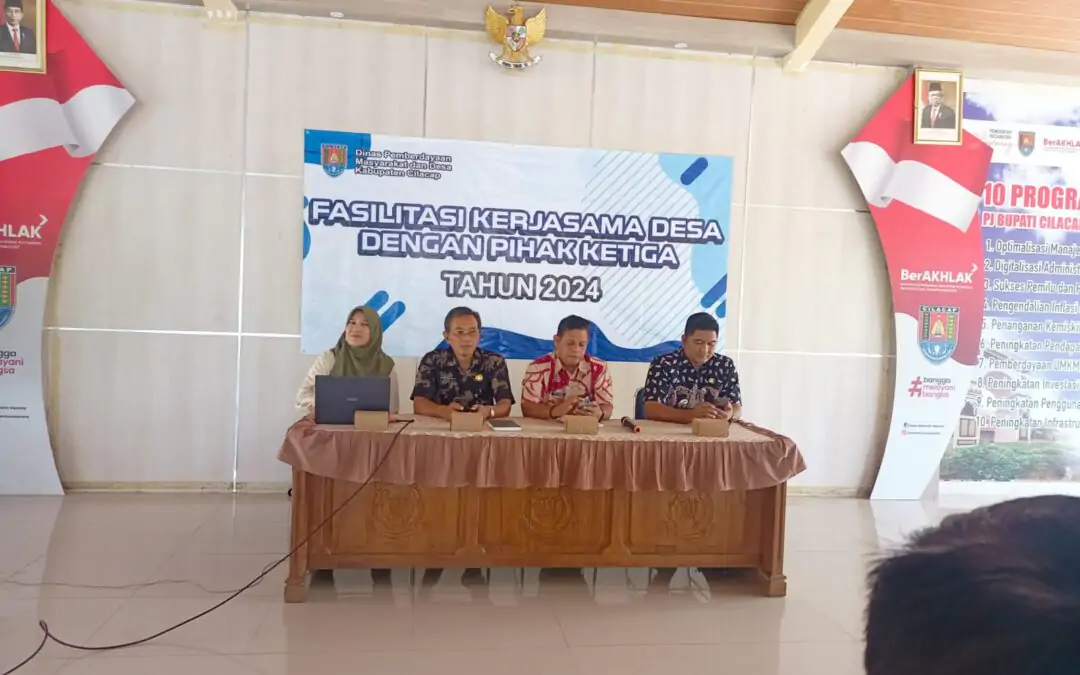 Fasilitasi Kerjasama Desa dengan Pihak Ketiga di Tahun 2024: Pendopo Kecamatan Majenang Sebagai Pusat …..