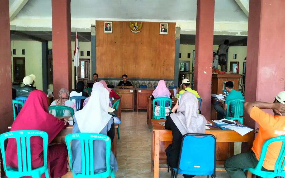 Monitoring dan Evaluasi Laporan Pantarlih PPS Babakan Minggu Ke-2
